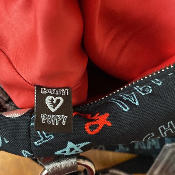 EUC/Coach Poppy Lurex Luxey Glam Satchel 16200, Metallic - Picture 9 of 11